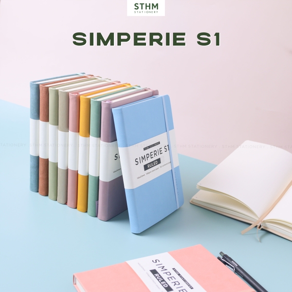Sổ tay may chỉ bìa cứng PU Simperie S1 A5
