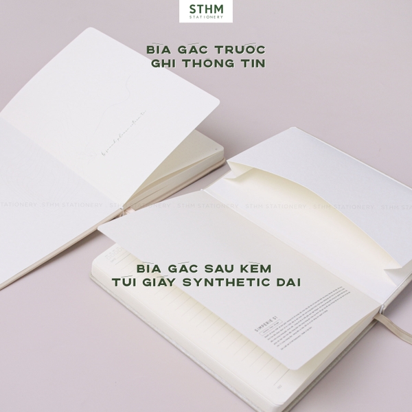 Sổ tay may chỉ bìa cứng PU Simperie S1 A5