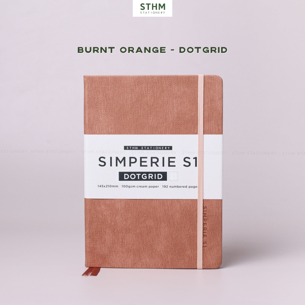 Sổ tay may chỉ bìa cứng PU Simperie S1 A5