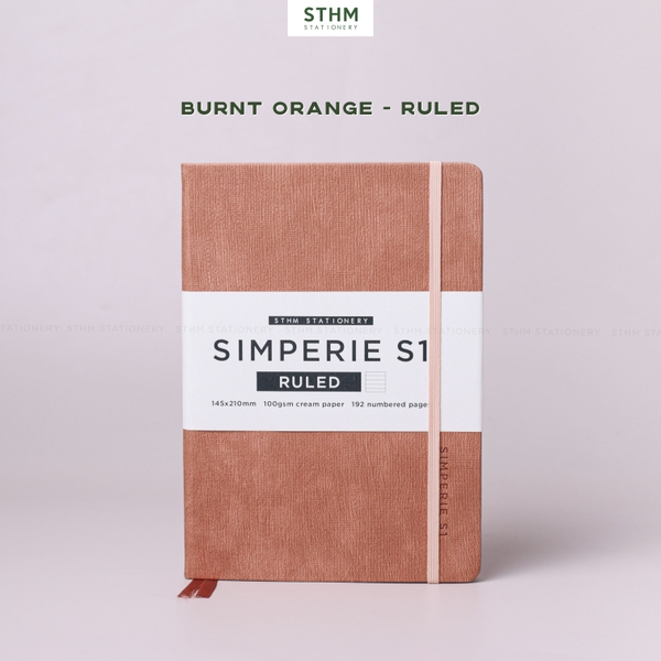 Sổ tay may chỉ bìa cứng PU Simperie S1 A5