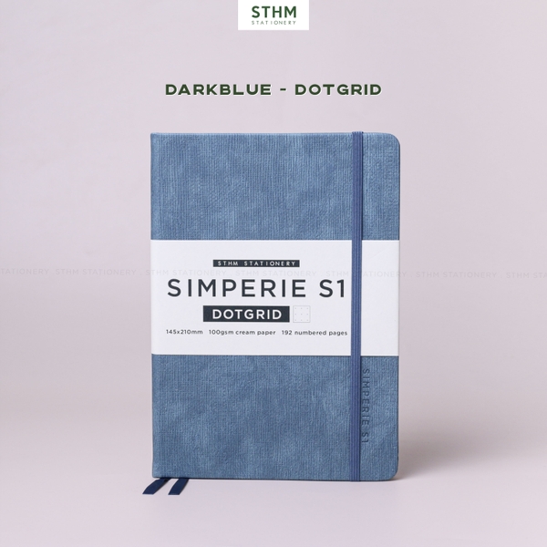 Sổ tay may chỉ bìa cứng PU Simperie S1 A5