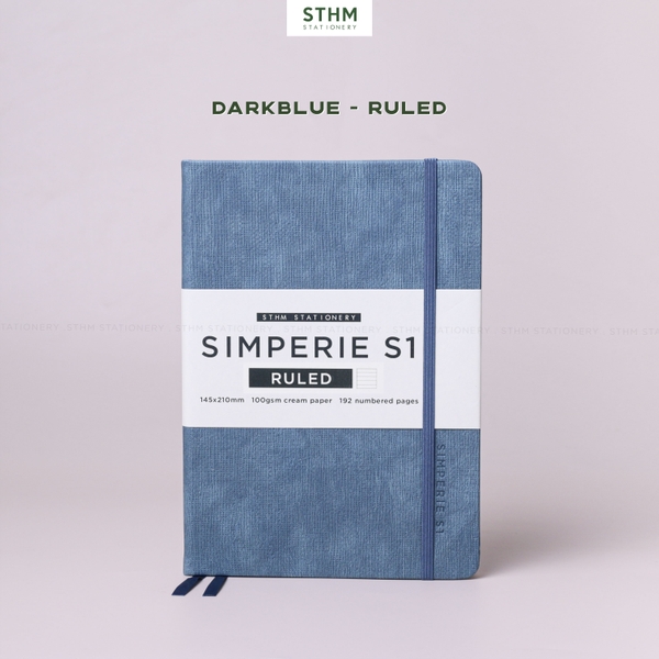 Sổ tay may chỉ bìa cứng PU Simperie S1 A5