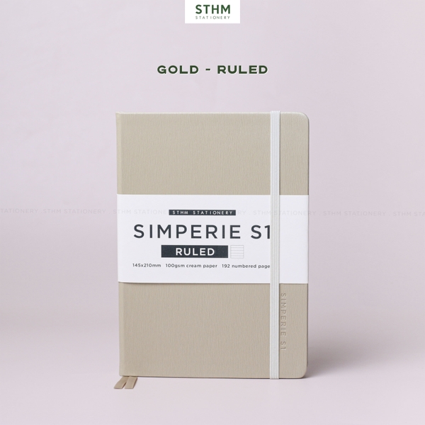 Sổ tay may chỉ bìa cứng PU Simperie S1 A5
