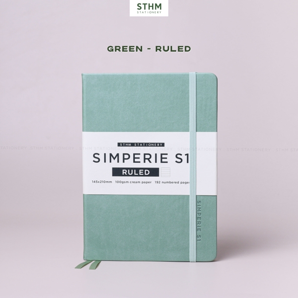 Sổ tay may chỉ bìa cứng PU Simperie S1 A5