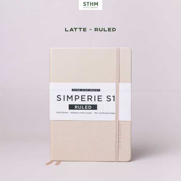 Sổ tay may chỉ bìa cứng PU Simperie S1 A5
