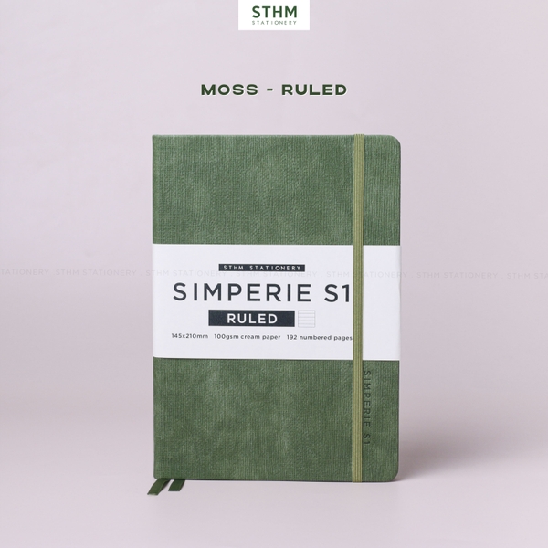 Sổ tay may chỉ bìa cứng PU Simperie S1 A5