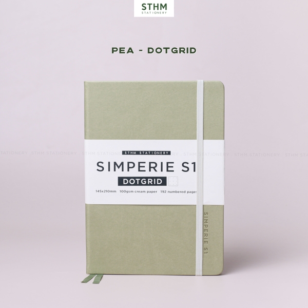 Sổ tay may chỉ bìa cứng PU Simperie S1 A5