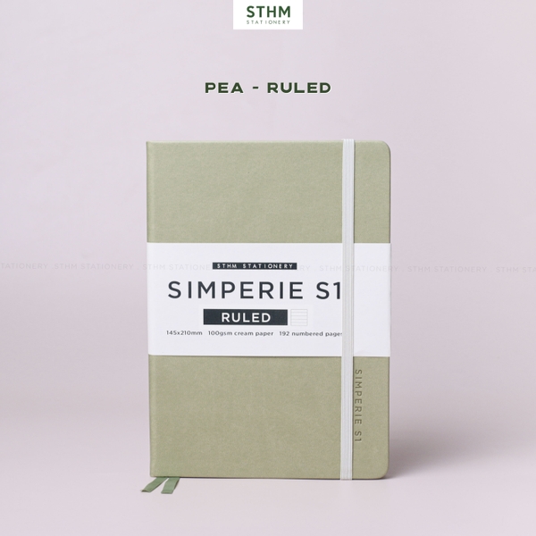 Sổ tay may chỉ bìa cứng PU Simperie S1 A5