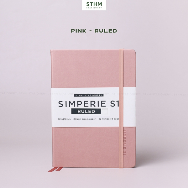 Sổ tay may chỉ bìa cứng PU Simperie S1 A5