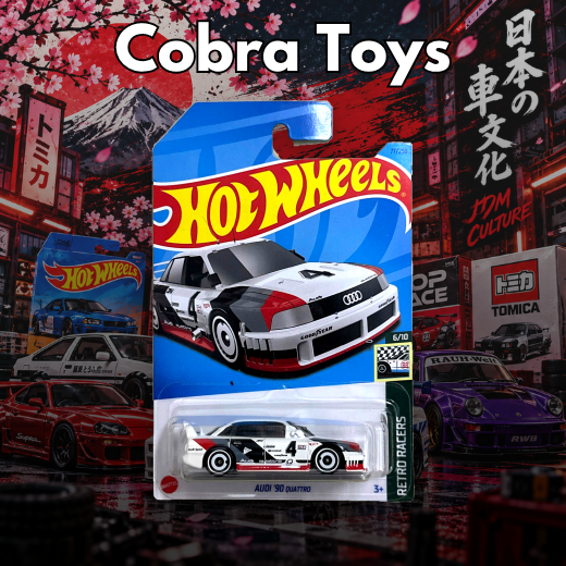 AUDI 90 QUATTRO - HNJ85 - Cobra Toys - Hot Wheels - Xe mô hình tỉ lệ 1:64