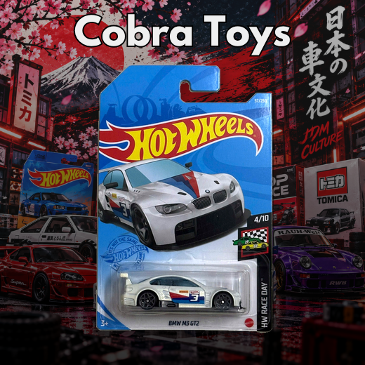 BMW M3 GT2 - HCM44- Cobra Toys - Hot Wheels - Xe mô hình tỉ lệ 1:64