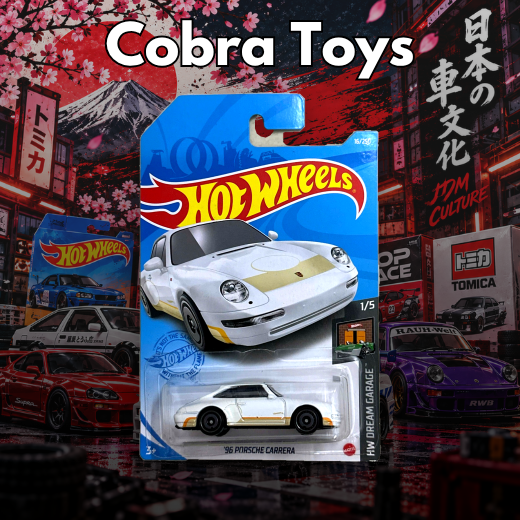 96 PORSCHE CARRERA - GRY11 - Cobra Toys - Hot Wheels - Xe mô hình tỉ lệ 1:64