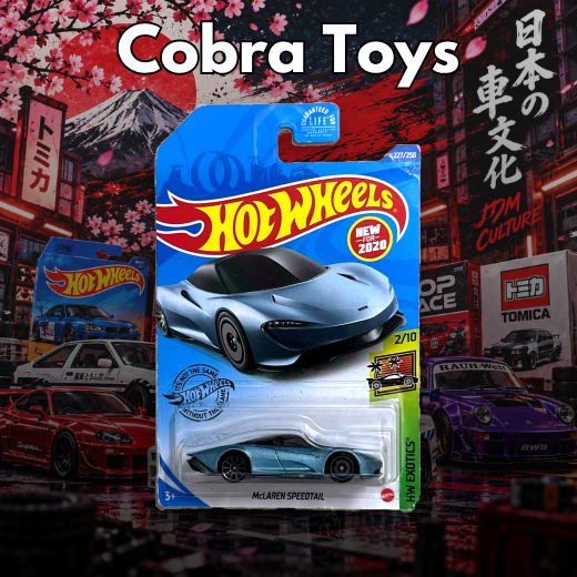 MCLAREN SPEEDTAIL - GHB53 - Cobra Toys - Hot Wheels - Xe mô hình tỉ lệ 1:64