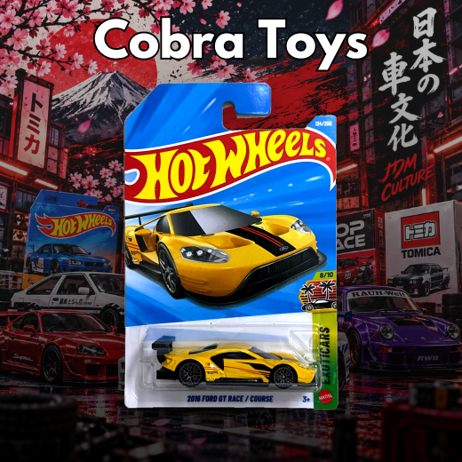 2016 FORD GT RACE - JJM05 - Cobra Toys - Hot Wheels - Xe mô hình tỉ lệ 1:64