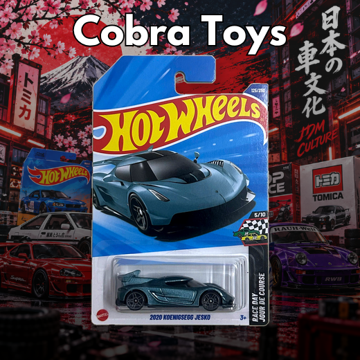 2020 KOENIGSEGG JESKO (BLUE) - JBB59 - Cobra Toys - Hot Wheels - Xe mô hình tỉ lệ 1:64