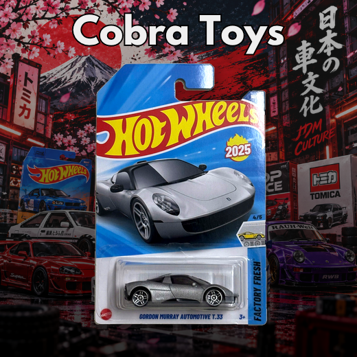 GORDON MURRAY AUTOMOTIVE T.33 - HYW23 - Cobra Toys - Hot Wheels - Xe mô hình tỉ lệ 1:64