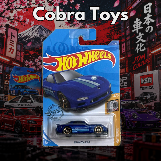 '95 MAZDA RX-7 - GHF76 - Cobra Toys - Hot Wheels - Xe mô hình tỉ lệ 1:64