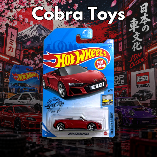 2019 AUDI R8 SPYDER - GHF93 - Cobra Toys - Hot Wheels - Xe mô hình tỉ lệ 1:64