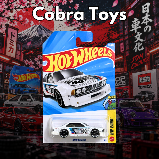 BMW 635 CSi - JJK00-N7C5  - Cobra Toys - Hot Wheels - Xe mô hình tỉ lệ 1:64