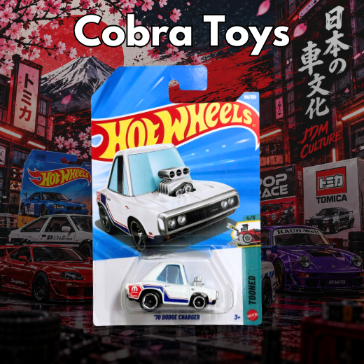 70 Dodge Charger Tooned 2026 - JJK26-N7C5  - Cobra Toys - Hot Wheels - Xe mô hình tỉ lệ 1:64