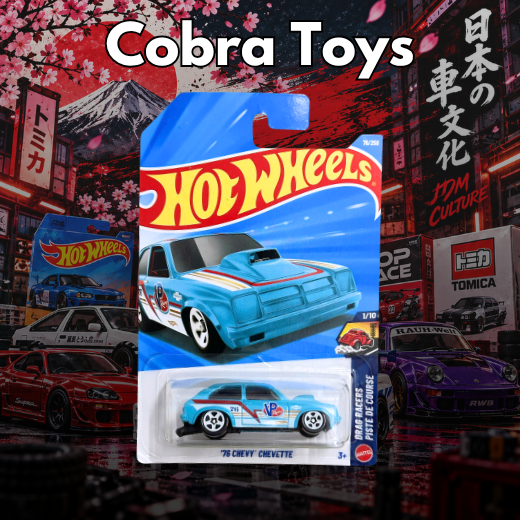 76 Chevy Chevette - JJJ40-N7C5  - Cobra Toys - Hot Wheels - Xe mô hình tỉ lệ 1:64