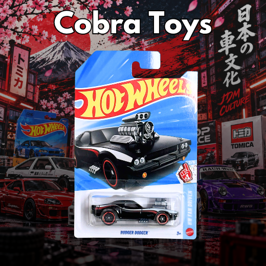 Rodger Dodger - JJK71-N7C5 - Cobra Toys - Hot Wheels - Xe mô hình tỉ lệ 1:64