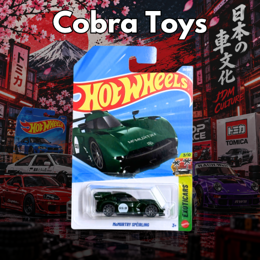 McMurtry Spéirling - JJK65-N7C5 - Cobra Toys - Hot Wheels - Xe mô hình tỉ lệ 1:64