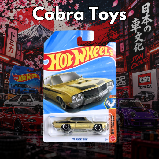 '70 Buick GSX - JJK23-N7C5 - Cobra Toys - Hot Wheels - Xe mô hình tỉ lệ 1:64