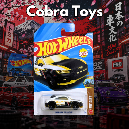 Audi TT Safari HW Dirt  - JJH69-N7C5 - Cobra Toys - Hot Wheels - Xe mô hình tỉ lệ 1:64