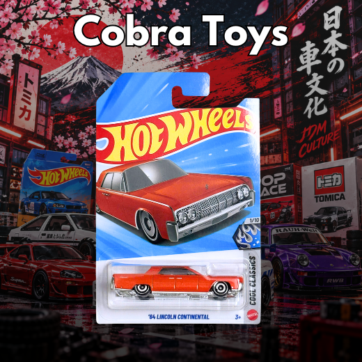'64 Lincoln Continental - JJK14-N7C5 - Cobra Toys - Hot Wheels - Xe mô hình tỉ lệ 1:64