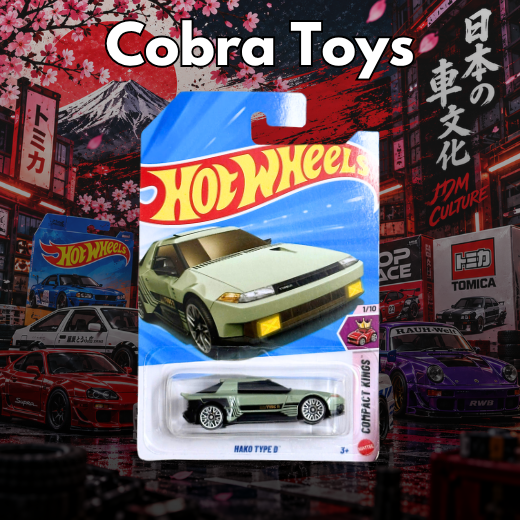 Hako Type D - Compact Kings - JJJ43-N7C6 - Cobra Toys - Hot Wheels - Xe mô hình tỉ lệ 1:64