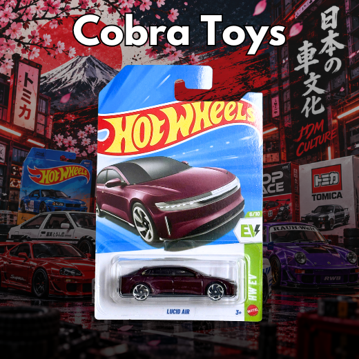 Lucid Air - HW EV (6/10) - JJJ28-N7C5 - Cobra Toys - Hot Wheels - Xe mô hình tỉ lệ 1:64