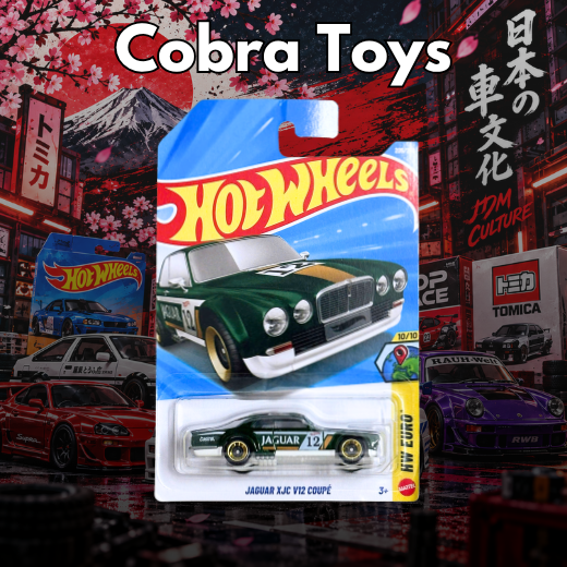 Jaguar XJC V12 Coupé - JJK22-N7C5 - Cobra Toys - Hot Wheels - Xe mô hình tỉ lệ 1:64