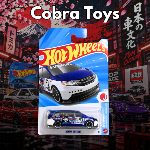 HOT WHEELS HW-J-IMPORTS - HONDA ODYSSEY - JJJ99-N7C5 - Cobra Toys - Hot Wheels - Xe mô hình tỉ lệ 1:64