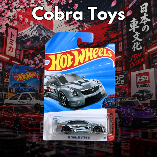 16 Cadillac ATS-V R - JJL36-N7C5 - Cobra Toys - Hot Wheels - Xe mô hình tỉ lệ 1:64