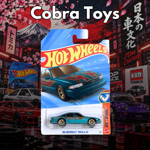 '96 Chevrolet Impala SS - JJK62-N7C5 - Cobra Toys - Hot Wheels - Xe mô hình tỉ lệ 1:64
