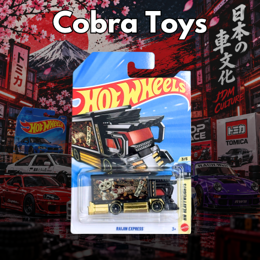 Raijin Express - JJK85-N7C5 - Cobra Toys - Hot Wheels - Xe mô hình tỉ lệ 1:64