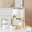 White/Gold lip