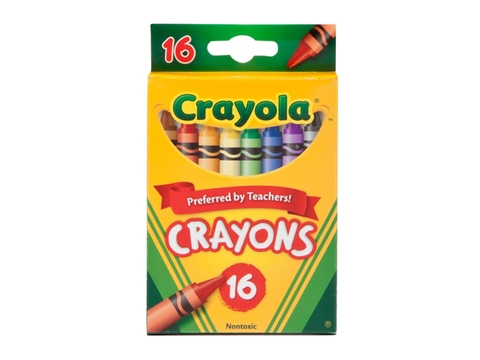 Hình ảnh vỏ hộp bộ Crayola Bút sáp 16 màu