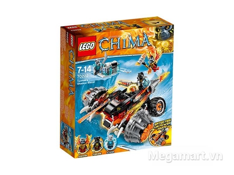 Hình ảnh bên ngoài sản phẩm Lego Chima 70222 - Xe Chiến Đấu Của Tormak