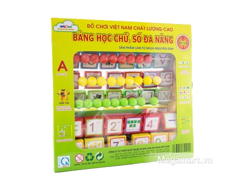 Thiết kế bên ngoài đồ chơi Antona Bảng chữ số đa năng mẫu 1