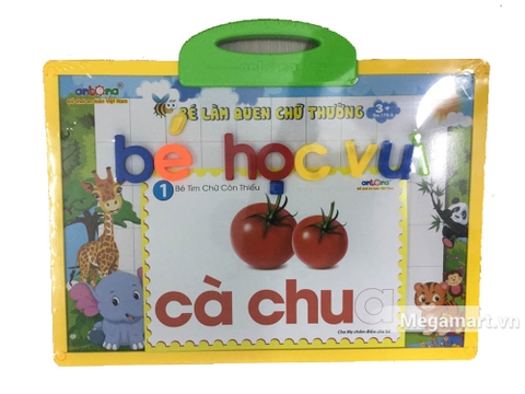 Antona Bảng nam châm chữ thường - bộ sản phẩm cho bé
