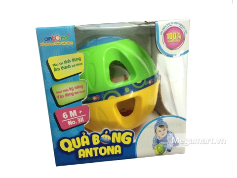 Antona quả bóng tập đi có màu sắc bắt mắt, âm thanh vui nhộn