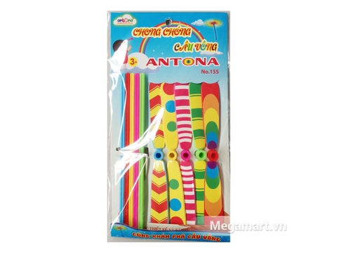 Túi đựng đồ chơi Antona Chong chóng cầu vồng 5C