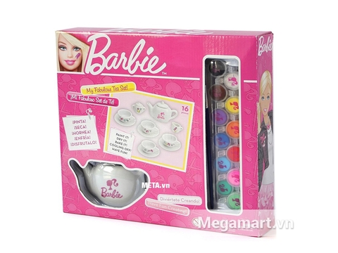 Hình ảnh vỏ bọc bên ngoài Barbie Bộ ấm trà Barbie tự thiết kế