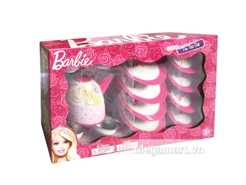 Bộ đồ chơi Barbie Bộ ấm trà Barbie xinh xắn 15 món 