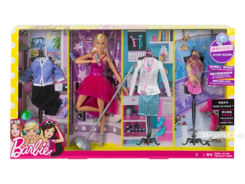 Barbie Bộ sưu tập thời trang nghề nghiệp DVJ58 - Vỏ hộp sản phẩm