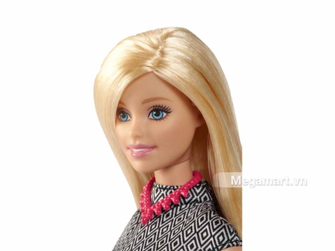 Bộ đồ chơi Barbie Fashionistas - Váy họa tiết đen trắng mang đến cho bé những giờ phút vui chơi bổ ích