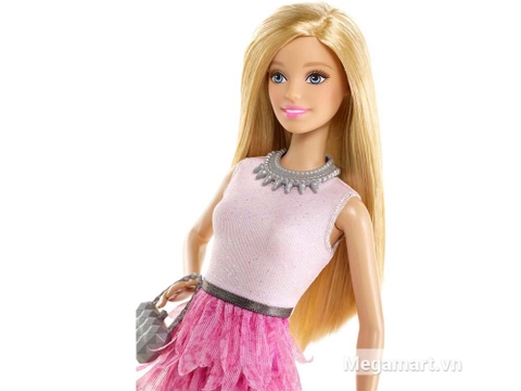 Barbie Fashionistas - Váy hồng với gương mặt cuốn hút và ấn tượng