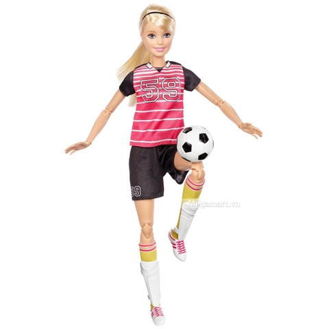Barbie Made To Move cầu thủ bóng đá-DVF69 - Búp bê đang tâng bóng đá